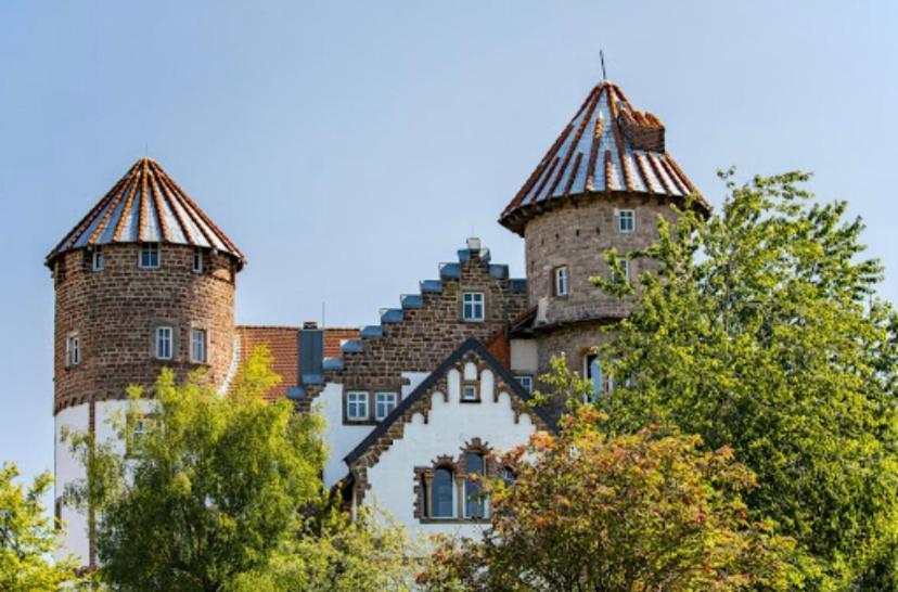 Luxus Appartement Im Schloss Fockelberg Bagian luar foto