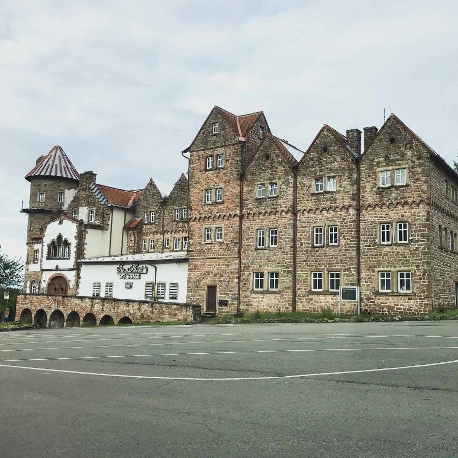 Luxus Appartement Im Schloss Fockelberg Bagian luar foto